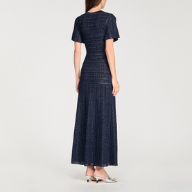 Rhinestone Knitted Dress