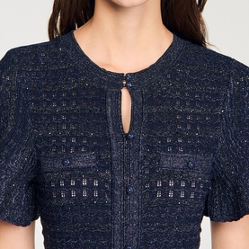 Rhinestone Knitted Dress