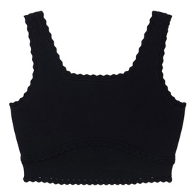 Scalloped Crop Top