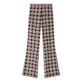 Floral Wide Leg Trousers