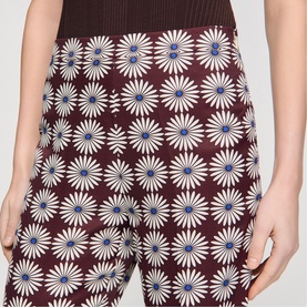 Floral Wide Leg Trousers