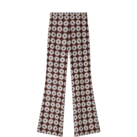 Floral Wide Leg Trousers
