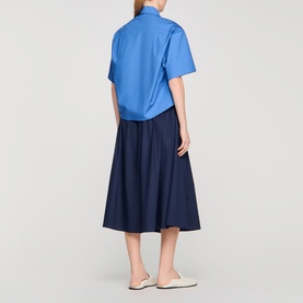 Embroidered Asymmetric Shirt