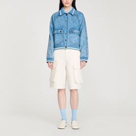 Denim Bomber Jacket