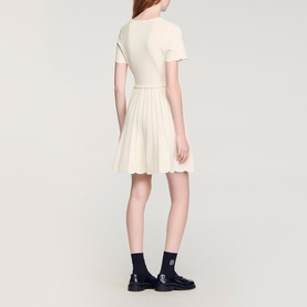 Pointelle Mini Dress