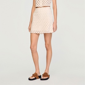 Beaded Crochet Skirt