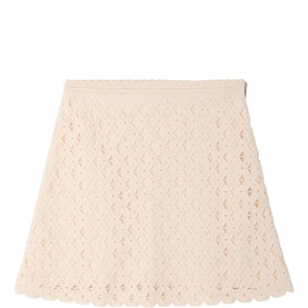 Beaded Crochet Skirt