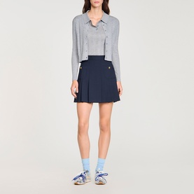 Pointelle Knit Cardigan
