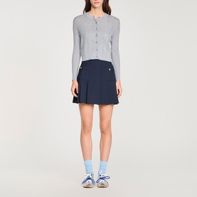 Pointelle Knit Cardigan