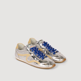Light Wave Leather Low-Top Trainers