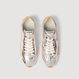 Light Wave Leather Low-Top Trainers