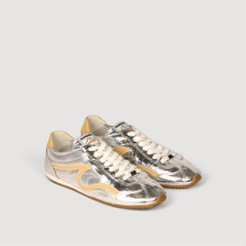 Light Wave Leather Low-Top Trainers