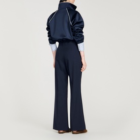 Knitted Wide Leg Trousers