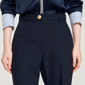 Knitted Wide Leg Trousers