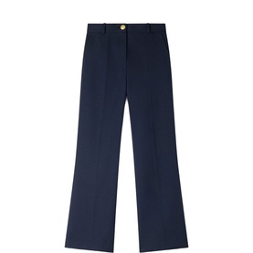 Knitted Wide Leg Trousers