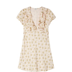 Floral Ruffle Mini Dress