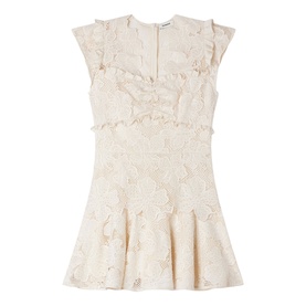 Floral Guipure Mini Dress