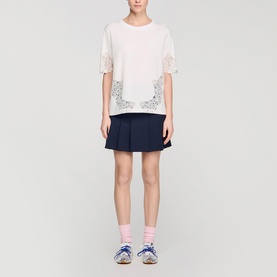 Lace Detail T-Shirt