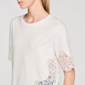 Lace Detail T-Shirt