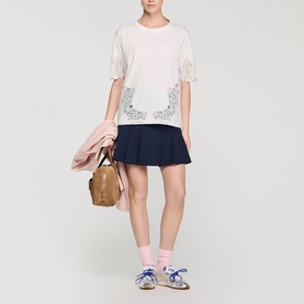 Lace Detail T-Shirt