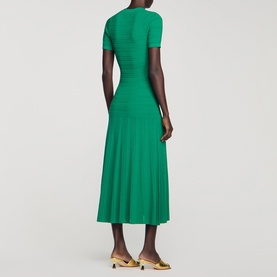 Button Front Knitted Dress