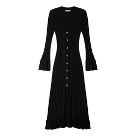 Ruffle Knit Dress