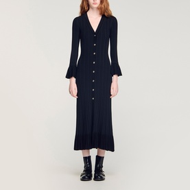 Ruffle Knit Dress