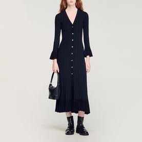 Ruffle Knit Dress