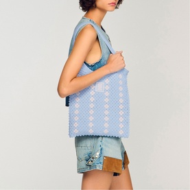 Two-Tone Crochet Bag