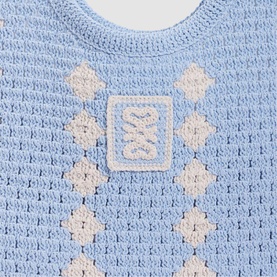 Two-Tone Crochet Bag