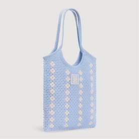 Two-Tone Crochet Bag