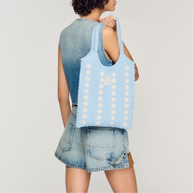 Two-Tone Crochet Bag