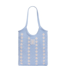 Two-Tone Crochet Bag