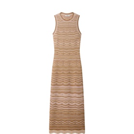 Fancy Knit Fitted Dress