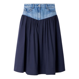Hybrid Denim Skirt