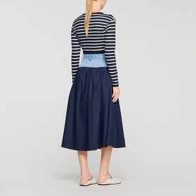 Hybrid Denim Skirt