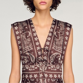 Bandana Flared Dress
