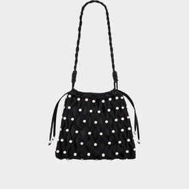 Studded Net Mesh Bag