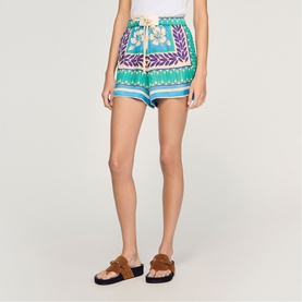 Floral Drawstring Shorts
