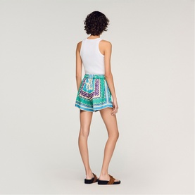 Floral Drawstring Shorts