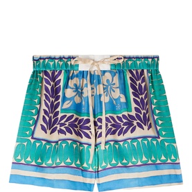Floral Drawstring Shorts