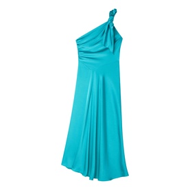 Bow Asymmetric Dress