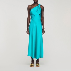 Bow Asymmetric Dress