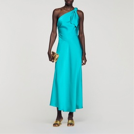 Bow Asymmetric Dress