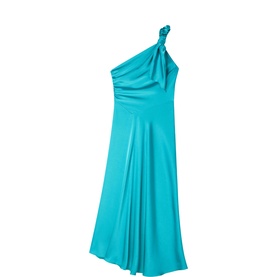 Bow Asymmetric Dress