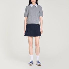 Detachable Collar Sweater