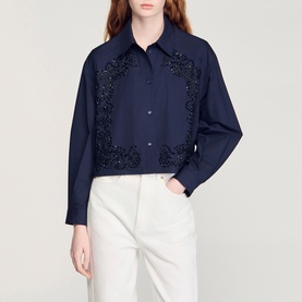 Floral Embellished Shirt
