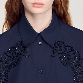 Floral Embellished Shirt