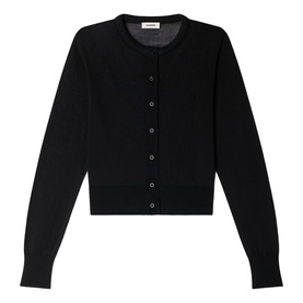 Padded Cropped Cardigan