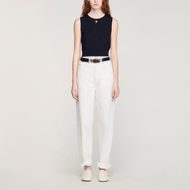 Logo Knit Top
